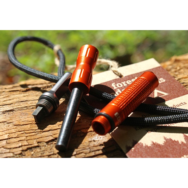 Forest Fundamentals Ferro Rod Fire Steel & Striker | Aluminium