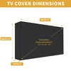 Easy-Going - Funda de TV para exteriores para visualización LCD