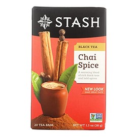 Stash Chai Spice Black Tea - 20 bags per pack -- 6 packs per case.