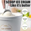 CUNSENR 7 inch Ice Cream Scoop - One-Piece Nonstick Aluminum