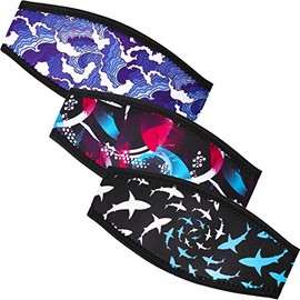 3 Pieces Neoprene Dive Strap Cover Neoprene Dive Mask Strap Comfortable and Non-Slip Dive Wrapping Strap for Dive and Snorkel Masks Water Sports