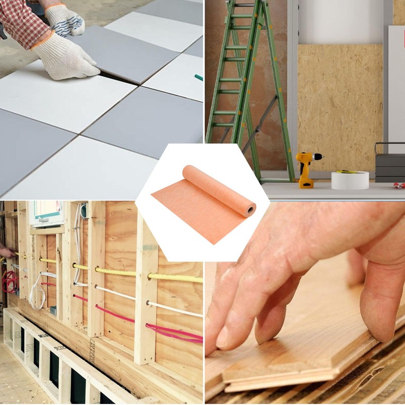 Boshen Waterproof Membrane 5inch x 98.42Ft Underlayment Shower Membrane 20mils