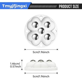 Tmyjfjingxi 4PCS White Self Adhesive Caster Wheels for Furniture, Kitchen Appliances Stick on 360 Degree Wheels