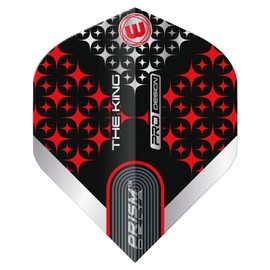 WINMAU Prism Delta The King Regal Dart Flights - 1 Set Per Pack (Total 3 Flights)