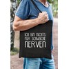 Moonworks® Fabric Bag Jute Bag I'm Not for the Weak