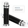 Motorcycle Handlebar Grips, Non-Slip CNC Aluminium Rubber Brake Grips for