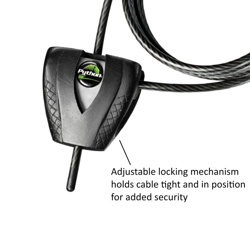 Master Lock 8417D Cable Lock, Python Adjustable Keyed Cable Lock,