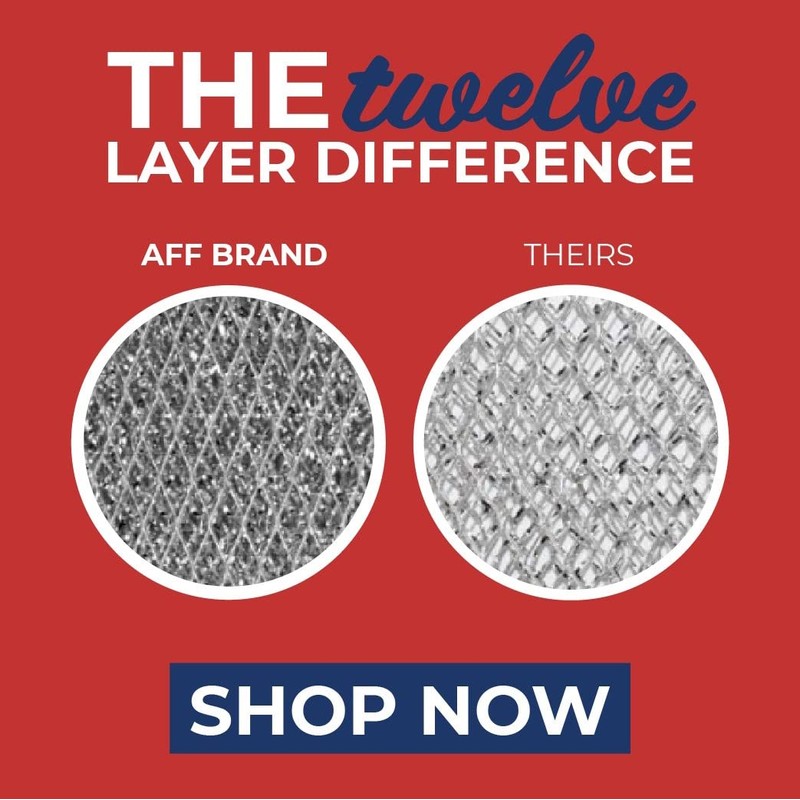 Air Filter Factory 5" x 12-1/2" x 3/32" Aluminum Mesh