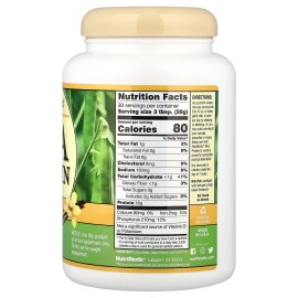 Proteína de guisante en polvo, vainilla, 21,16 oz (600 g)