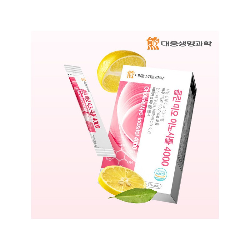 Daewoong Life Science Plant derived choline myo-inositol 400mg powder 30