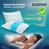 Sleepavo Shredded Memory Foam Pillows - Gel Cooling Queen Size