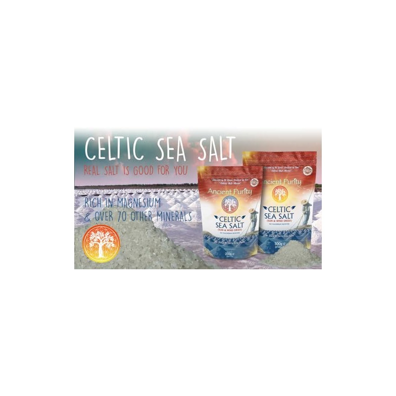 Celtic Sea Salt "Natural Real Grey Salt" 500g (Magnesium Rich)