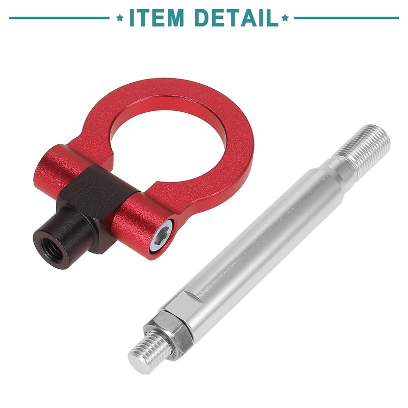 ACROPIX Tow Hook Ring Screw-in Front Bumper for Subaru Impreza