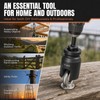 1/2” Drive Multi-Purpose Lineman Socket,with 1/4 Hex Shank,9/16" Slot