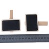 20Pcs Wooden Mini Chalkboard Blackboard with Clip Message Chalk Board