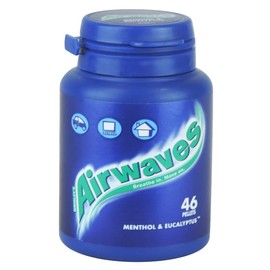 Airwaves Menthol & Eucalyptus 46 Pellets 64G Case Of 6