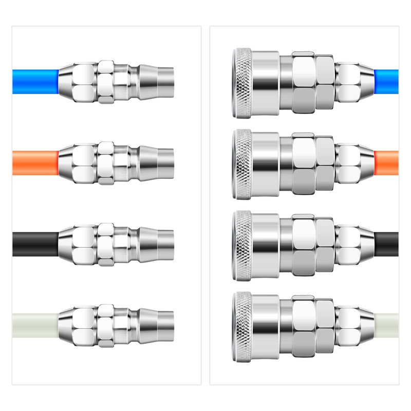 TAILONZ PNEUMATIC 6 Sets 10mm Male/Female Quick Joint Combined Compressor