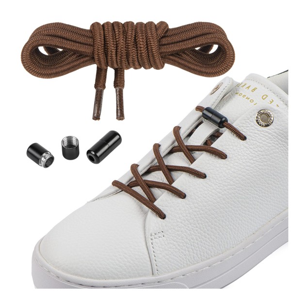 Mount Swiss - Elastic Shoelaces with Metal Capsules Laces without