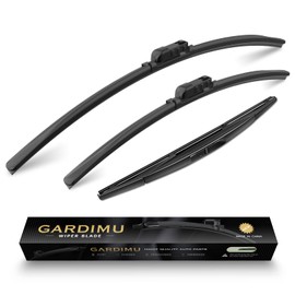 GARDIMU Front and Rear Windshield Wiper for Honda HRV 2025 2024 2023, 3 Pcs Front and Back Windshield Wipers Blades Replacement, Car Window Wiper Blades for HR-V 2023-2025