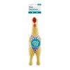 Outward Hound Squawkers Henrietta Latex Rubber Chicken Interactive Dog Toy,