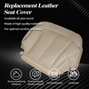 SecosAutoparts Driver Side Bottom Leather Seat Cover Light Tan# 522