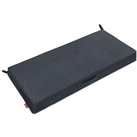 Pcinfuns Outdoor Bench Cushions 54 x 18 Inch Water-Resistant Chair Cushion for Patio Furniture with Fade Resistant and Removable Cover with Handle & Adjustable Straps for Patio,Yard,Black Grey