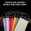 TorSor 2 Pack Straight Razor Strop Sharpener Strap Sharpening Strops