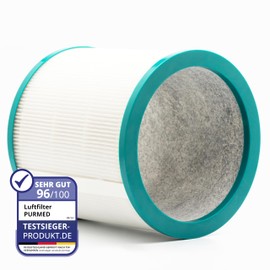 Purmed Replacement Filter White - Quiet & Powerful | Air Purifier Against House Dust, Mites, Fine Dust | Odour Neutraliser | Air Filter Cat Litter Tray | Air Purifier Allergy Sufferers | Odour Remover