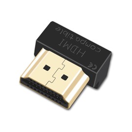 Adaptador de visualización virtual HDMI 8K 4K120hz – Emular visualización de monitor conector sin cabeza para una calidad de visualización superior en EDID (8K 7680×4320@30Hz y 4K 120Hz)-1P