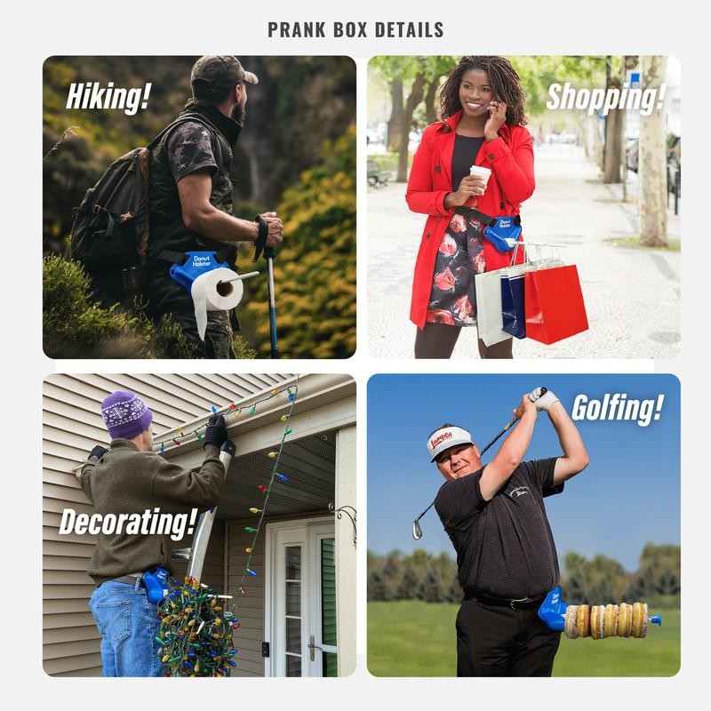 Prank-O Prank Gift Box - Donut Holster [EMPTY BOX] christmas