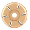 6T Golden Wood Carving Disc Engraving Blade Woodworking Milling Cutter