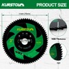 KURSTOL 72T HSS Cutting Disc - 2pcs 75mm Cutting Wheel