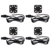 4 Pack USB Brushless Cooling Fan 40mm High Performance DC