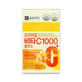 Jongkundang Health 종근당 프리미엄 비타씨C 1000 플러스 100정 세포보호 항산화 Jongkundang Premium Vita C 1000 Plus 100 Tablets Cell Protection Antioxidant