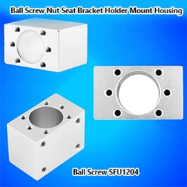 Aluminium Alloy Ball Screw Nut Housing Seat Mount Holder Fit for SFU1204 Ball Screws Ball Screw 700 mm