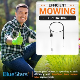 BlueStars 946-04728A 746-04728 Single Speed Drive Cable - for Troy-Bilt TB200 TB210 TB430 RM410 MTD Craftsman Yard Machines Yard Man Huskee Rotary 15102 Lawn Mower 946-04728 746-04728A 746-04728