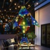 Fish Solar Outdoor Lights Hanging Lanterns Metal Decorative Lights for