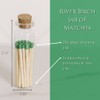 River Birch Decorative Matches in a Bottle with Striker -