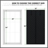 AGHITG Thermal Window Cover, 30" X 56" Window Insulation for