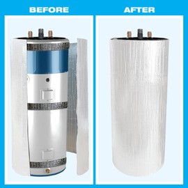 80 Gallon Tank NASATEK Reflective Poly-Air Water Heater Jacket Insulation Kit