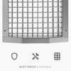 HVAC OV 13" x 3" Aluminum Supply/Exhaust Grille for a