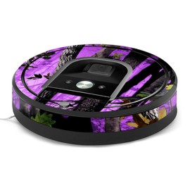 MightySkins Skin Compatible with iRobot Roomba 960 Robot Vacuum - Purple Tree Camo | Protective, Durable, and Unique Vinyl Decal wrap Cover | Easy to Apply, Remove | Made in The USA