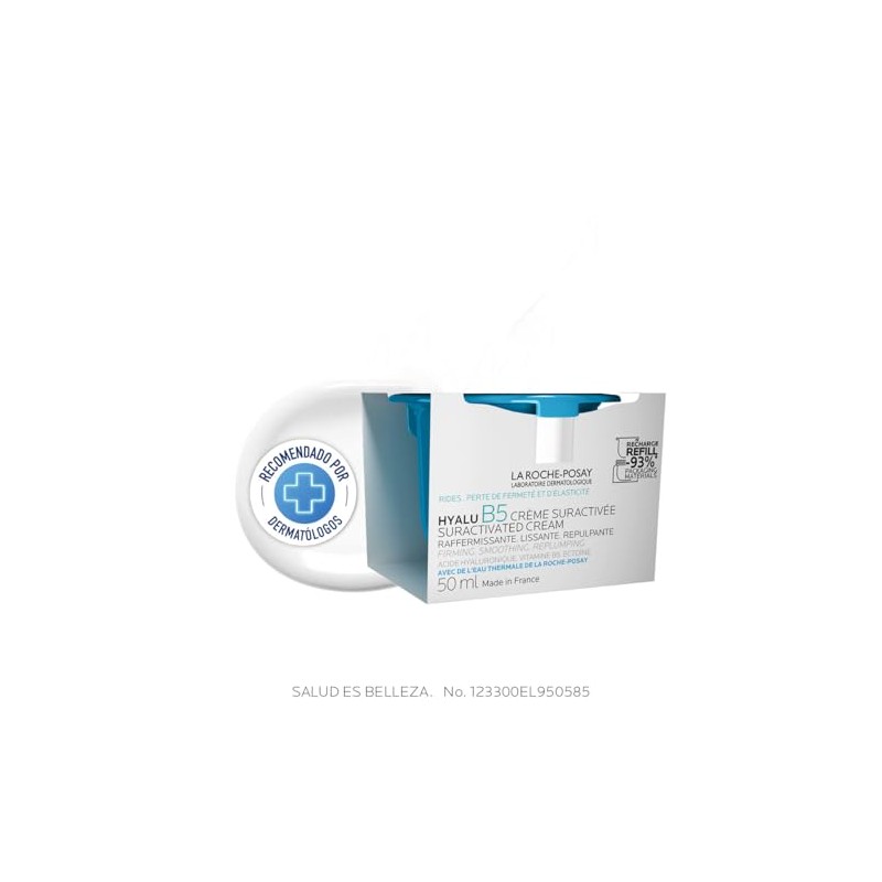 La Roche-Posay Hyalu B5, Refill Crema Antiedad Reafirmante, Acción Alisadora