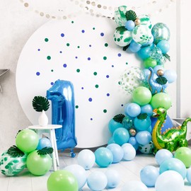 Jditngp White Round Backdrop Cover 7.2FT Polyester Pure 7.2 White Circle Backdrop with 4 Clips Round Photography Background for Birthday Party Baby Shower Wedding Festival Decoration Arch Backdrop