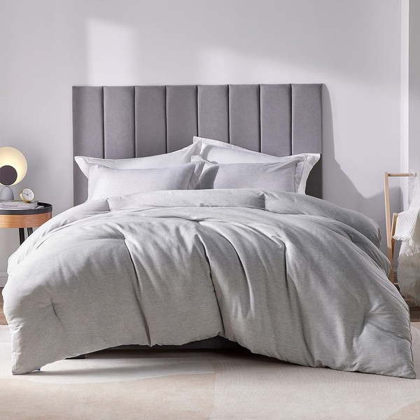 CozyLux Twin/Twin XL Comforter Set Kids - 2 Pieces Grey
