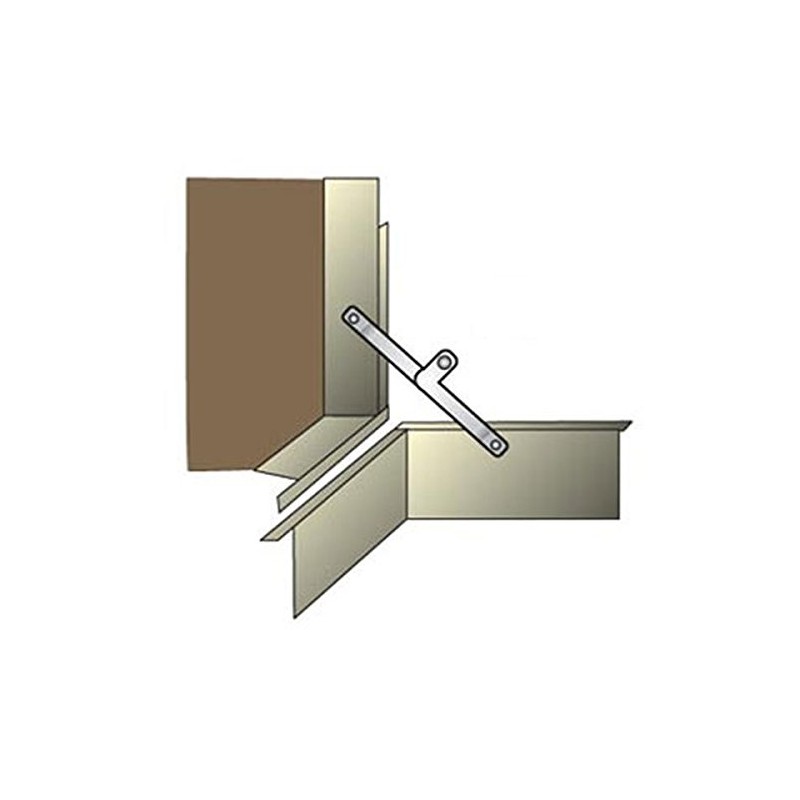 Woodriver Support Trunk Lid Brass