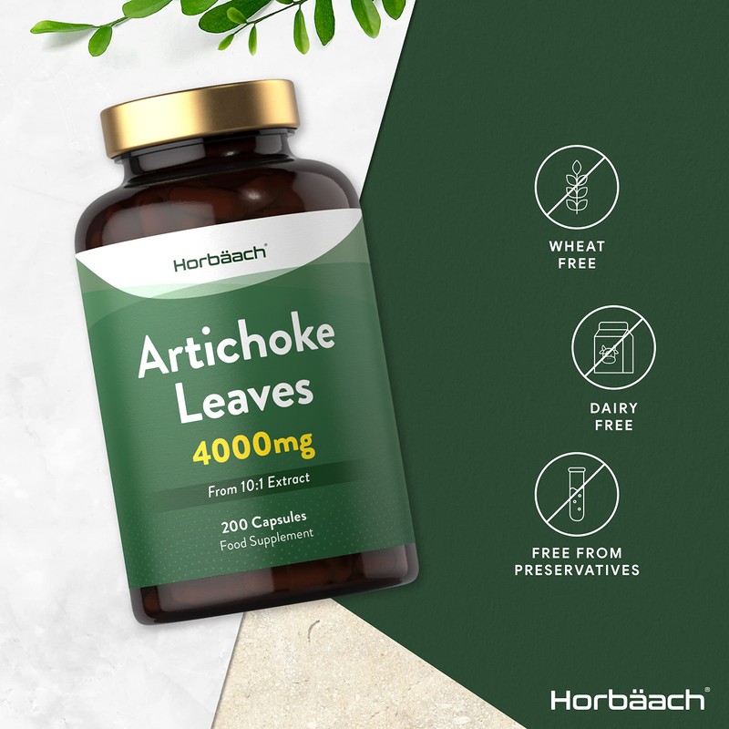 Artichoke Extract Capsules | 4000mg High Strength Leaf | 200