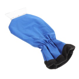 Outanaya One Car Ice Scraper Winter Snow Shovel with Brush Warm Mitt for Windshields