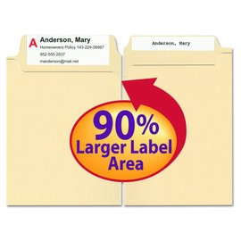 Smead SuperTab File Folder, Oversized Reinforced 1/3-cut Tab, Guide Height, Legal Size, Manila, 100 Per Box (15395)