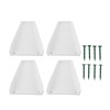 TeamSky 4PCS Downspout Splash Block Rain Gutter Downspout Extensions Fixable